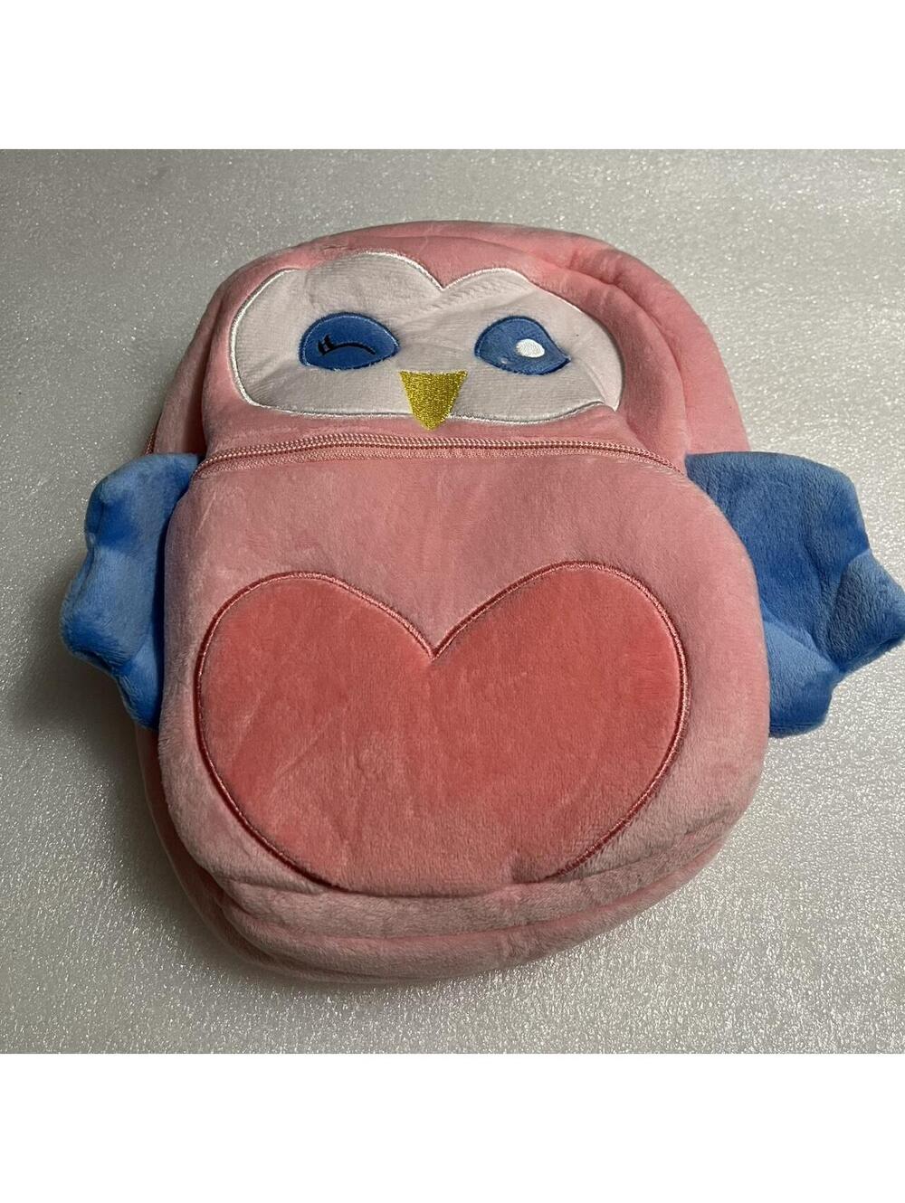 Pink and blue owl backpack for kids #kidcore